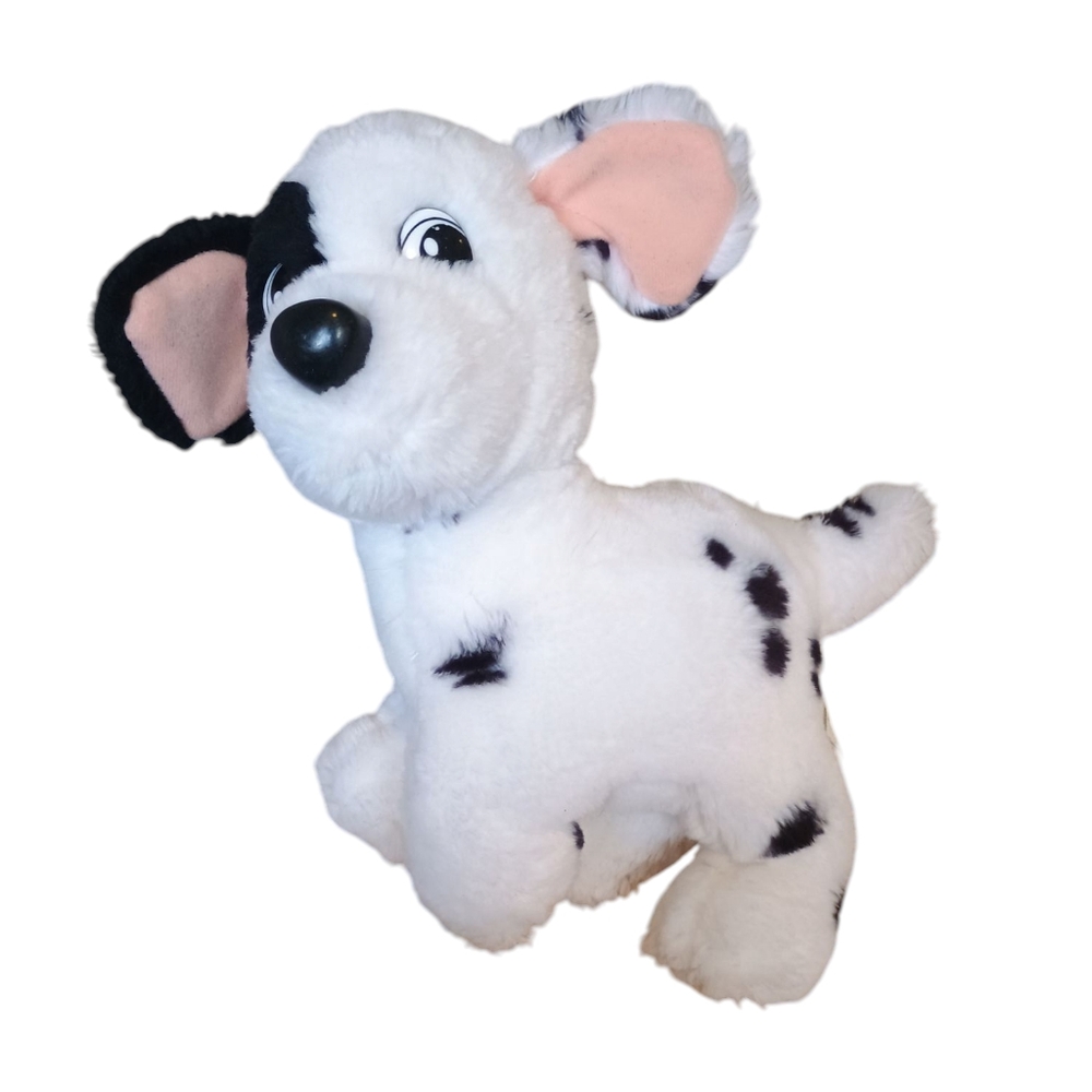 Vintage 101 dalmatians Dog plush Mattel  No Tag 1991 Patch 9” Stuffed Animal Toy